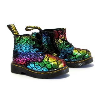 Dr Martens 1460 Daim Metallisé Baby 19