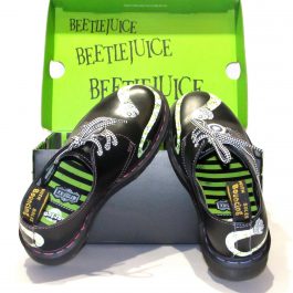 Ref 0023 B.JPG Dr Martens 1461 WB BEETLEJUICE en cuir pointure 37